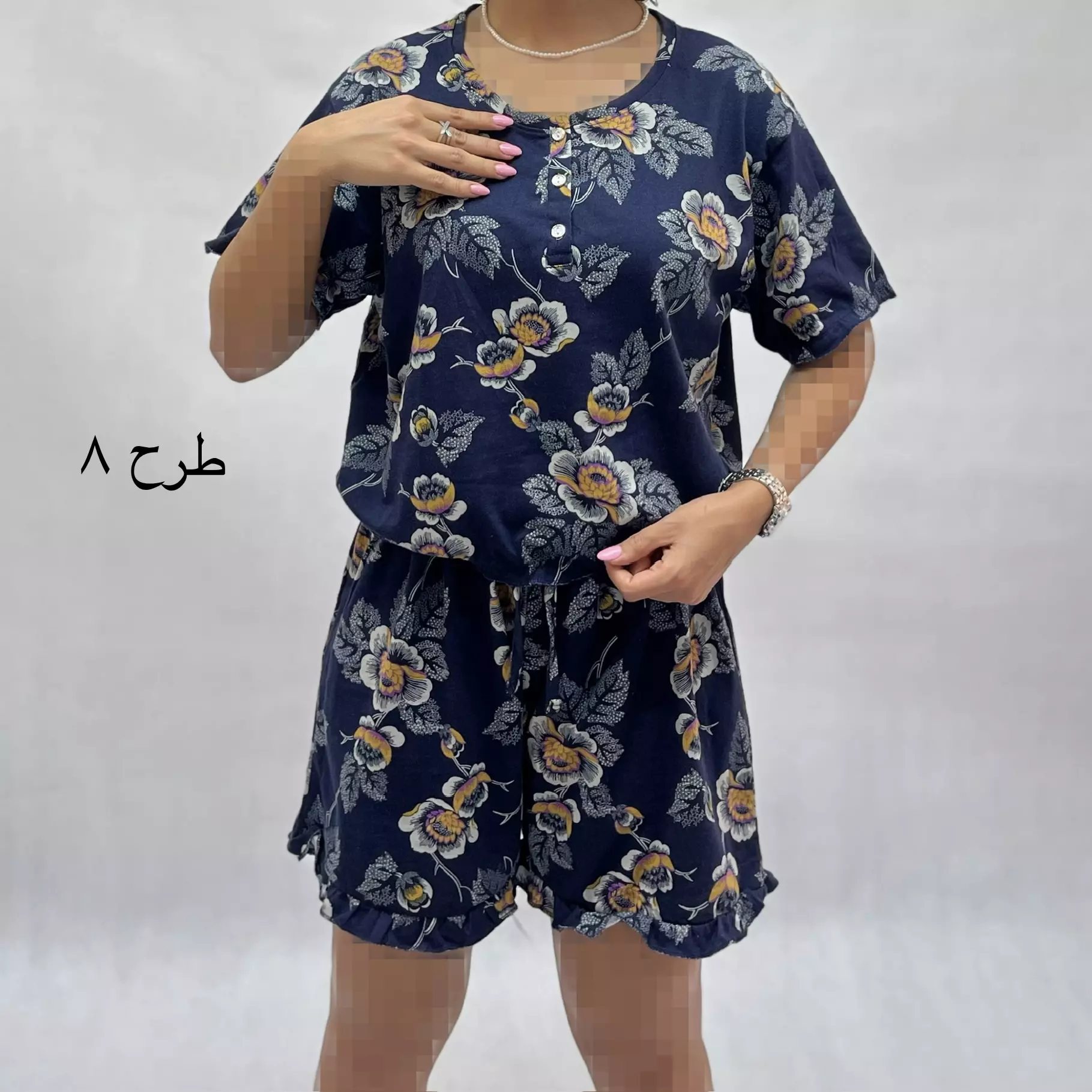 ست کراپ و شورتک چین 0081235718